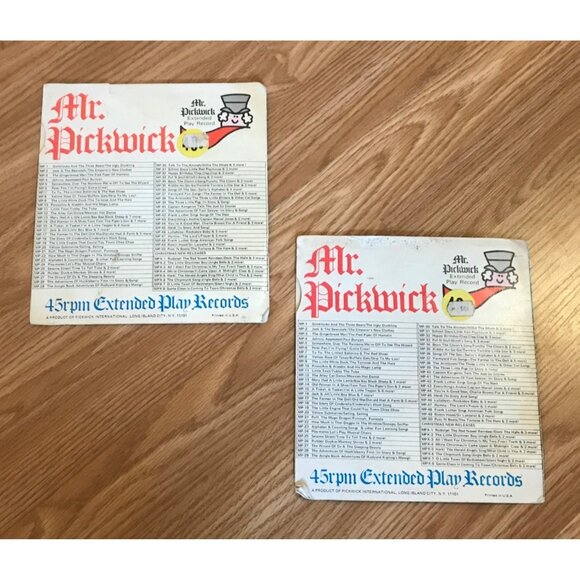 Vtg Mr. Pickwick 45 RPM Extended Play Records Rudolph Little Town of Bethlehem - Picture 2 of 6